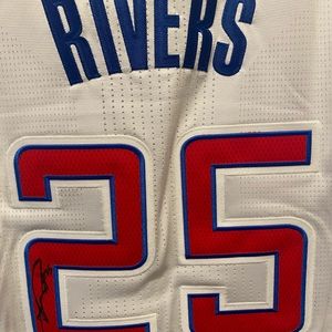 Austin Rivers autographed clippers jersey
